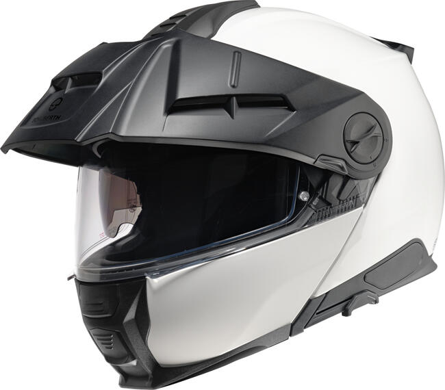 CASCO E2 GLOSSY WHITE NUOVA OMOLOGAZIONE ECE22-06 SCHUBERTH   FuorigiriWeb 